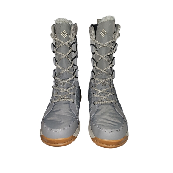 Columbia Meadows Omni Heat Waterproof Snow Boots Gray Women's 8 NEW - Picture 4 of 9